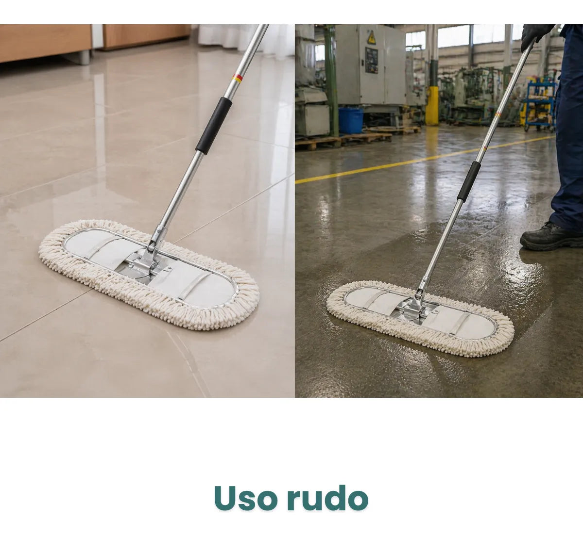 Base Metálica Para Mop Resistente 90 cm Hogari