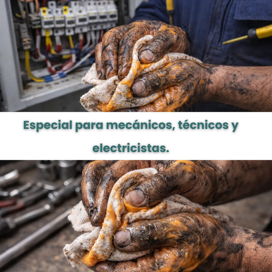 Crema Desengrasante Para Manos - Mecánicos 1 L Hogari