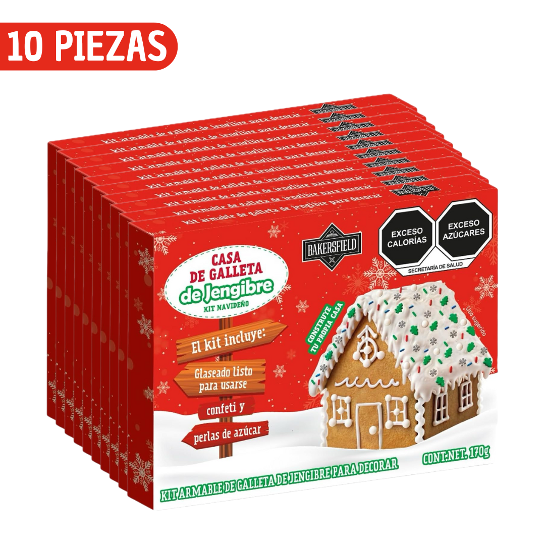 10 Casas De Jengibre Casita De Jengibre De Navidad Comestible