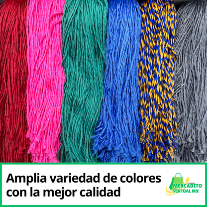 Paquete de 4 Trapeadores de Microfibra Española Jumbo