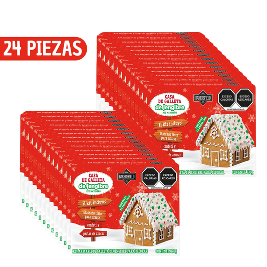 24 Casas De Jengibre Casita De Jengibre De Navidad Comestible