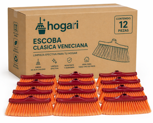Docena de Cabezales Escoba Clásica Veneciana