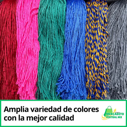 8 Trapeadores Microfibra Española Jumbo Premium Hogari