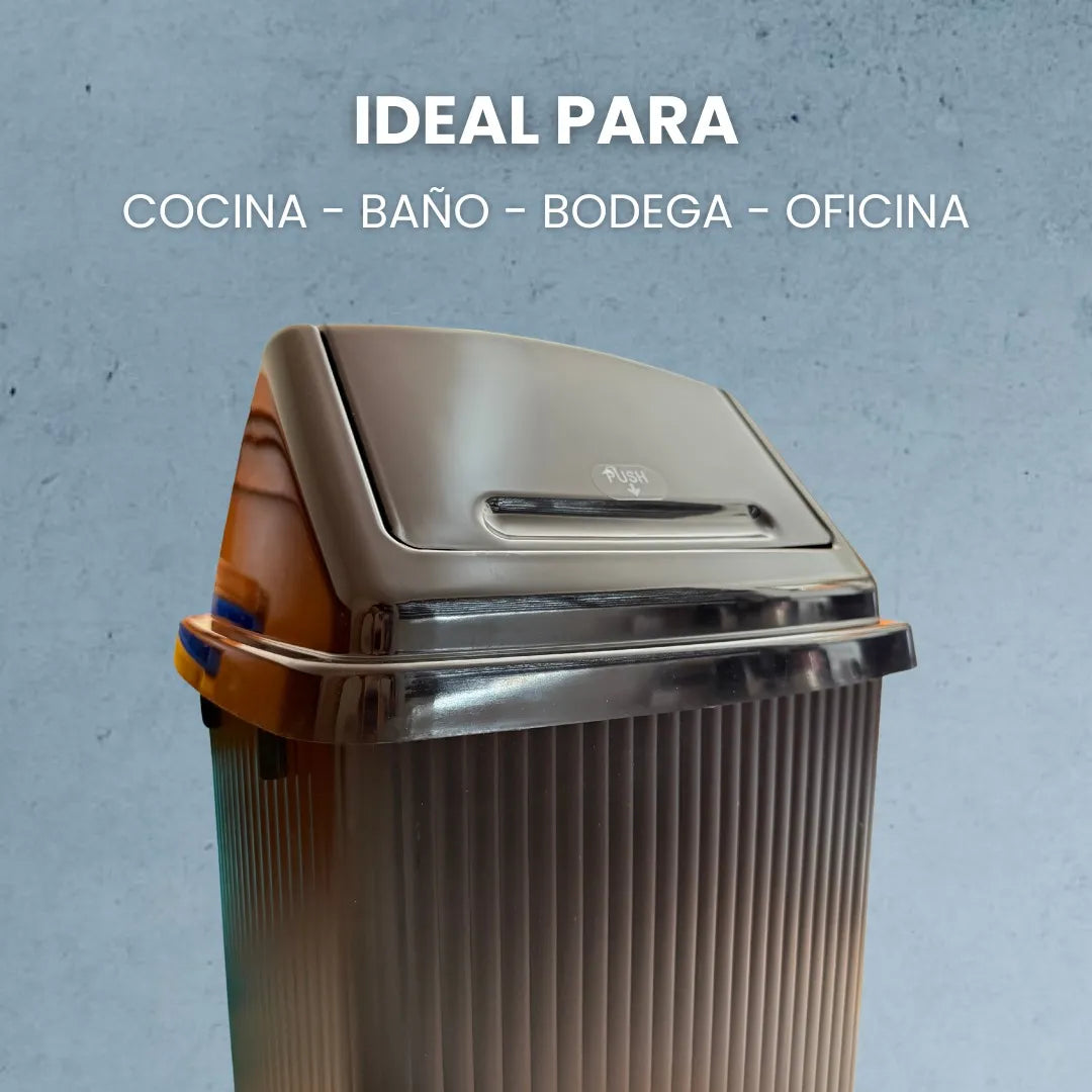 Bote de Basura de Plástico 30 Litros Balancin Hogari
