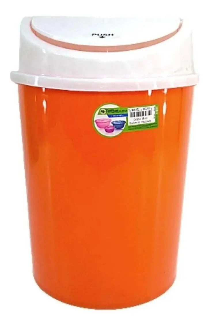 Cesto - Bote De Basura Chico Con Tapa Tipo Balancín Ferplast