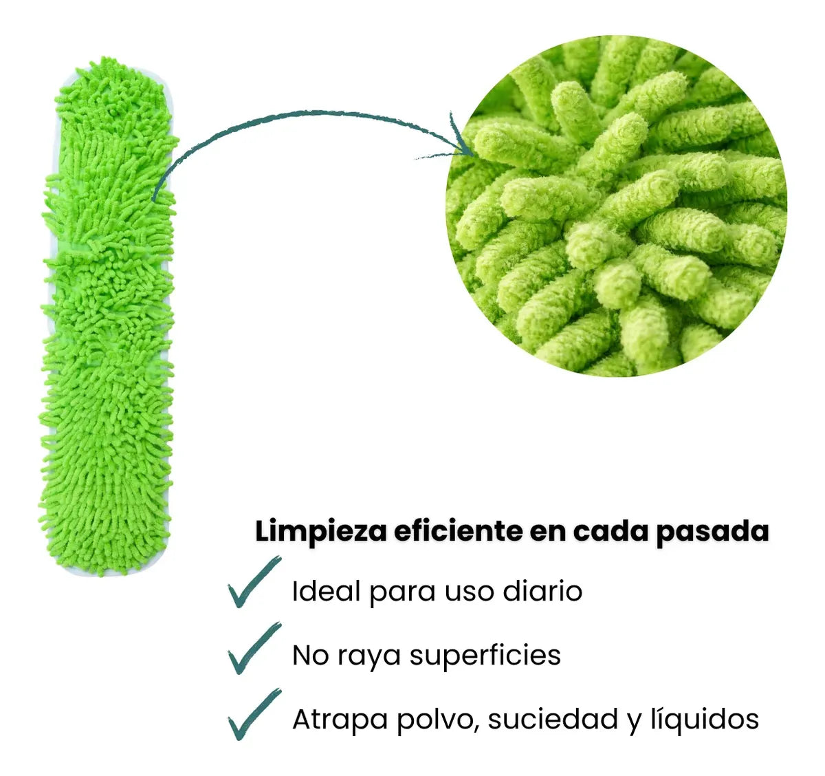 Mop Completo Microfibra 60 cm Hogari