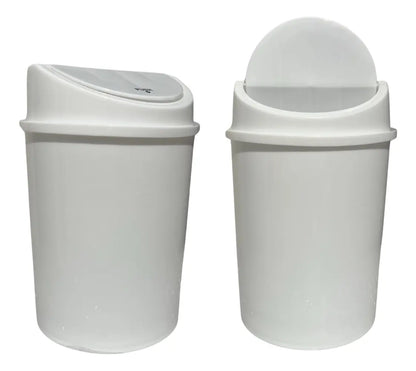 Bote De Basura Tapa Balancín Chico Cesto Papelero Oficina 10 L Hogari