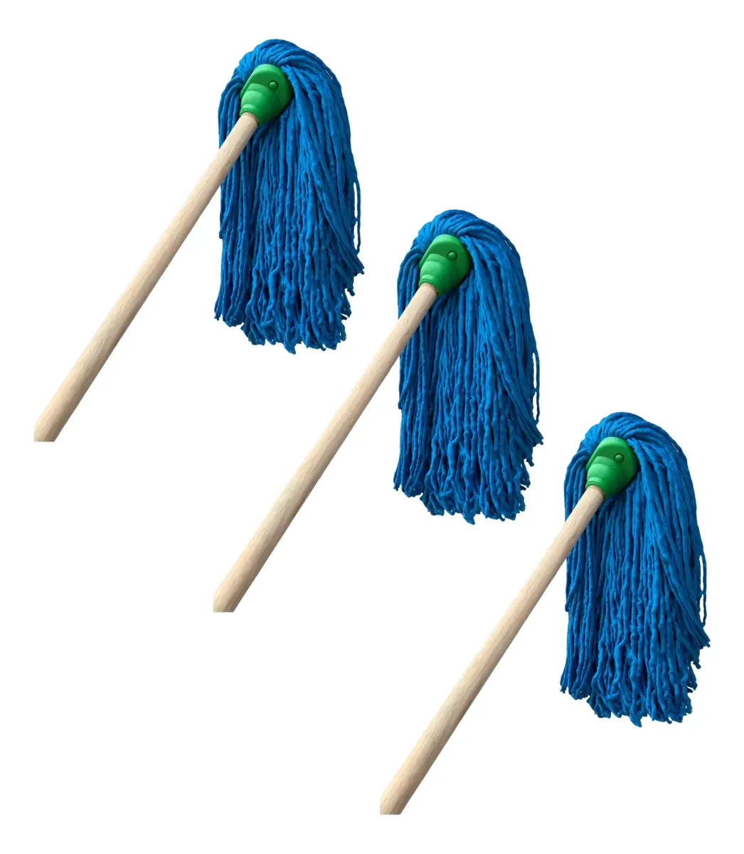3 Pack Trapeador De Microfibra Española Chico