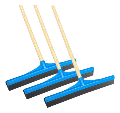 3 Jaladores De Agua Hoja Doble De Neopreno 41 Cm Con Mango