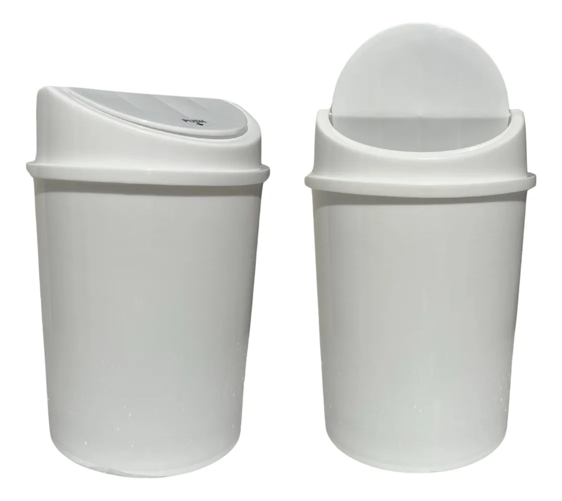 Cesto - Bote De Basura Chico Con Tapa Tipo Balancín Ferplast