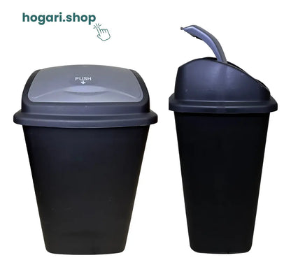 12 Botes de Basura de Plástico 50 Litros Balancin Hogari