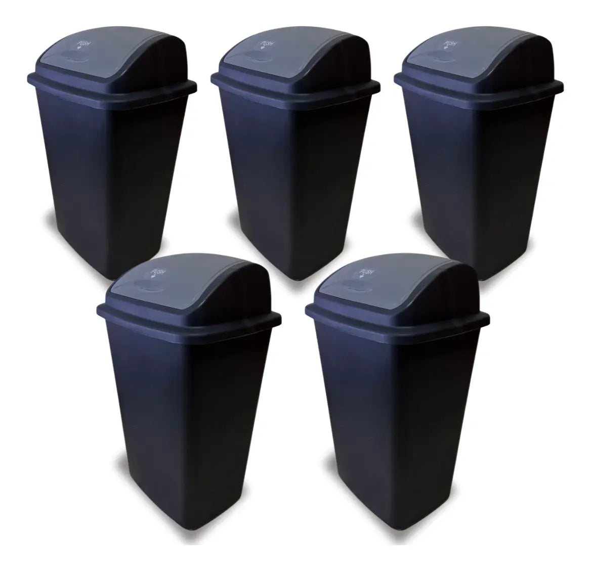 Bote De Basura 12 Pack Negro