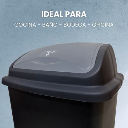 Bote de Basura de Plástico 50 Litros Balancin Hogari